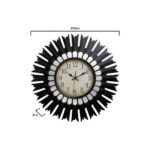 Ceas de Perete Antique Black 70 cm - imagine 2