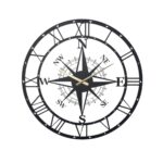 Ceas de Perete cu Design Busolă Modern, Metal
