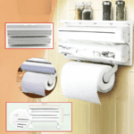 Dispenser 3 în 1 Triplu pentru Bucătărie, pentru Hârtie și Folie, Organizator - imagine 2