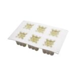 Formă din Silicon pentru Cuburi Mari cu Bule 3D – 6 Alveole – 6 cm x 6 cm x 6 cm - imagine 2