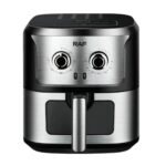 Friteuza cu Aer Cald Air Fryer RAF R.5329 1600 W Capacitate 6.8 Litri Vizor din Sticla Negru-Inox