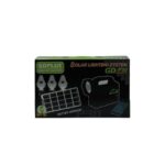 Kit Lanternă cu Încărcare Solară, Multifuncțională, 3 Becuri, Negru, Încărcare Telefon GD-P30 - imagine 3