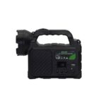 Kit Lanternă cu Încărcare Solară, Multifuncțională, 3 Becuri, Negru, Încărcare Telefon GD-P30 - imagine 2