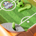 Minge de Fotbal Mini Football din Plastic, Masă de Joc de Societate pentru Interior, Joc de Familie, Joc de Confruntare Părinte-Copil - imagine 4