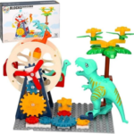 Roata Fermecată Dinosaur Bricks, Set Educațional pentru Copii