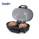 SONIFER Electric Hamburger Maker SF 6099 - Aparat pentru Preparat Hamburgeri, 750 W