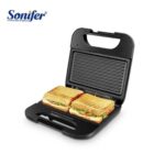 SONIFER SF-6078 Mini Plăcuță Electrică pentru Sandviciuri, 220V, 2 Felii, Ideală pentru Mic Dejun