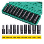 Set 10 Bucăți tubulare Hexagonale, 10-24 mm