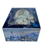 Set Cana din Ceramica, 300ml, cu Lingurita si Farfurie - imagine 2