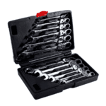 Set Chei Combinat cu Clicket, 12 Piese, Kraft&Dele KD11304, 8-19MM - imagine 2