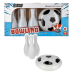Set de Joacă Bowling, Minge Rotativă Hover Ball cu 3 Popice, +3 Ani