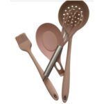 Set de Ustensile de Bucătărie, 12 Piese, din Silicon
