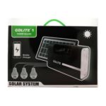 Sistem Iluminare LED cu Panou Solar GDLITE 1, 3 Becuri