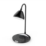 Stație de Încărcare Rapidă, 20W, Pliabilă, cu Lampă LED, Încărcare Wireless pentru Smartphone, Căști și Ceas, Negru - imagine 2