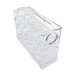 Suport pentru 30 de Ouă pe 3 Nivele pentru Ușa Frigiderului, din Plastic - imagine 2