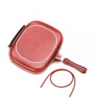 Tigaie Grill Dubla Marmorata, Antiaderenta, 34 cm