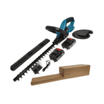 Mașină de Tuns Gard Viu cu Acumulator 128 V, German Meister, 410 mm Lungime Tăiere