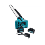 Mini Drujbă cu Sistem de Ungere, 2 Acumulatori 48V 8Ah, Lama 8 Inch (20 cm) și 2 Lanțuri Top Helper