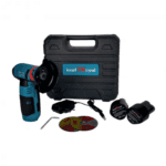 Mini Polizor Electric, 24V, 6Ah cu 2 Acumulatori și 2 Pânze de Rezervă