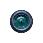 Roată Roabă Pneumatică 350-8 cu Ax de 160x12,5mm Inclus în Set - imagine 2