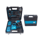Trusă Bormașină cu Percuție + 30 de Accesorii, 2 Acumulatori 36V + 3 Perii Cadou - imagine 2
