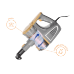 Aspirator vertical Adler AD7036, 800W, capacitate colectare 1.5l, Gri/Portocaliu - imagine 2