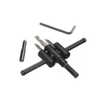 Fierăstrău Cerc Pentru Găuri Metal, Lemn, Bricolaj, Kit De Tăiat Burghiu Ajustabil 30 mm–120 mm