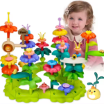 Jucărie DIY pentru Fete – Puzzle cu Blocuri de Construcție pentru Grădină