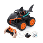Mașină de Control de la Distanță Vubkkty, 2.4GHz RC Car, Jucărie Mini Car High Speed, Mașină cu Stunt Rotativ 360° (Shark Orange)