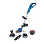 Motocoasă Electrică Profesională German Meister, 2 Acumulatori 48V 8Ah, Disc 230 mm, Unghi Reglabil