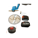 Motocoasă Electrică Profesională German Meister, 2 Acumulatori 48V 8Ah, Disc 230 mm, Unghi Reglabil - imagine 4