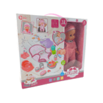 Păpușă Bebeluș Interactivă cu Funcții Realiste și Accesorii Incluse – Jucărie Educațională cu Sunete, Cadou Ideal pentru Copii - imagine 2