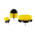 Set 3 perii de curățare cu adaptor pentru bormașină