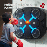 Aparat De Box Cu Muzică Bluetooth, Montare Pe Perete, Lumini Interactive, Materiale Premium, Antrenament Dinamic Pentru Familie - imagine 6
