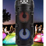 Boxă Portabilă Bluetooth UB ZQS-4271, 2 x 4” cu Iluminare RGB - imagine 4