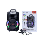 Boxă Portabilă ZQS-8166 cu Microfon, 60W PMPO, Bluetooth/FM/USB, Acumulator 3000mAh - imagine 2