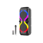 Boxă Portabilă ZQS-8239 cu Microfon, 120W PMPO, Bluetooth/FM/USB/AUX, Lumini RGB - imagine 5