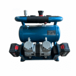 Compresor De Aer German Meister Cu 2 Acumulatori 128V 8Ah, Putere 2800W, Capacitate 10L, 7.5 Bar - imagine 5