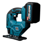 Fierăstrău Pendular German Meister cu 2 Acumulatori 128V 6Ah, 650W, Tăiere Lemn 80mm, Metal 50mm, Ghidaj Paralel, Unghi Reglabil 0–45°, Trusă Inclusă - imagine 4
