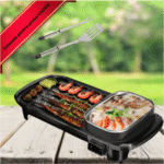 Grătar Barbecue 2 în 1, Cadou Ustensile