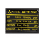 Motopompă Apă DRK cu Motor Electric DSU-50, 2.2 kW, 2 Toli, 28 m³/h, Refulare 25 m - imagine 2
