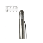 Pompa Submersibila Zinith Italy 3STM227, 1.85KW, 85 L/Min, 160M, Bobinaj Cupru, Cablu Alimentare 20M - imagine 4