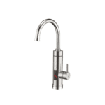 Robinet Electric cu Încălzire Instantanee a Apei, Afișaj LCD, Rotire 360°, Inox