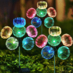 Set 2 x Lămpi Solare LED RGB - Mini Jelly, Iluminare Decorativă - imagine 4