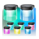 Set 6 Lămpi Solare de Perete Tip Felinar RGB (Color), Iluminare Decorativă - imagine 5