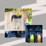 Set 6 Lămpi Solare de Perete Tip Felinar RGB (Color), Iluminare Decorativă - imagine 4