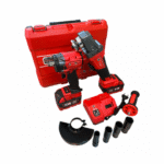 Set German Meister - Mașină Cu Impact + Polizor / Flex, Cu 2 Acumulatori 36V 8Ah, + 4 Tubulare - imagine 7