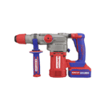 Ciocan Rotopercutor Cu 2 Acumulatori 4.0 Ah, Motor Fără Perii, 28 Mm, 4.5 J, 3 Burghie, Cutie De Transport – ELRH202882, EMTOP - imagine 3