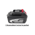 Ciocan Rotopercutor Cu 2 Acumulatori, Mustang, 21 V, 4 Ah, 1.9 J, 1150 Rpm, 2 Mandrine - imagine 2