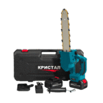 Drujbă cu acumulator DDT-CRISTAL, 24V, 2Ah, lamă 35 cm, ungere automată, 2 baterii, model nou - imagine 7
